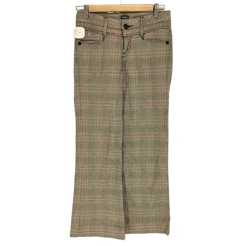 リーバイス Levis チェック柄フレアスラックス レディース  W28L33